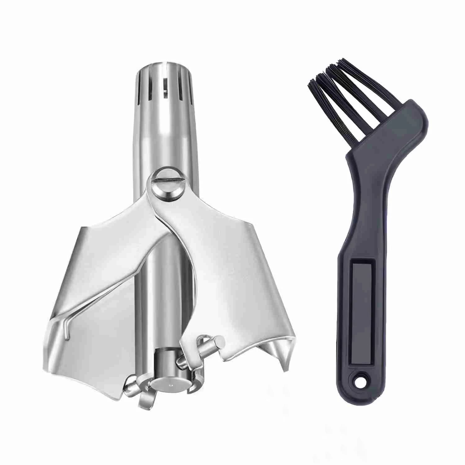 LISI lavable Portable manuel nez tondeuse pour hommes et femmes étanche en acier inoxydable oreille 