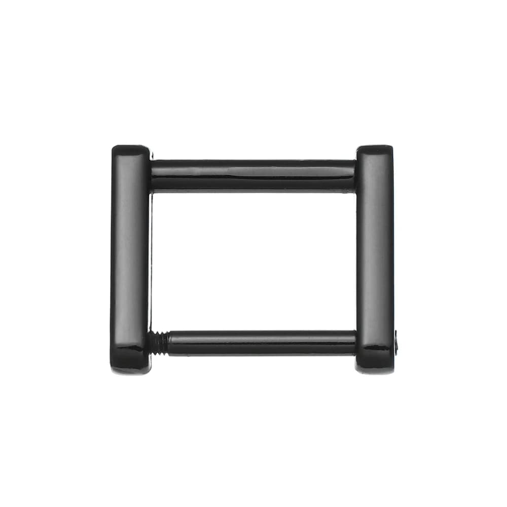 Boucle de sac en métal, anneaux rectangulaires pour l'artisanat du cuir, boucle de sac, fermoir de s