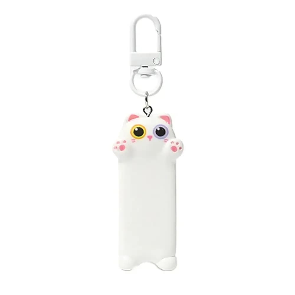 Porte-clés chat mignon pendentif décontracté, accessoires de chat de dessin animé, porte-clés Animal