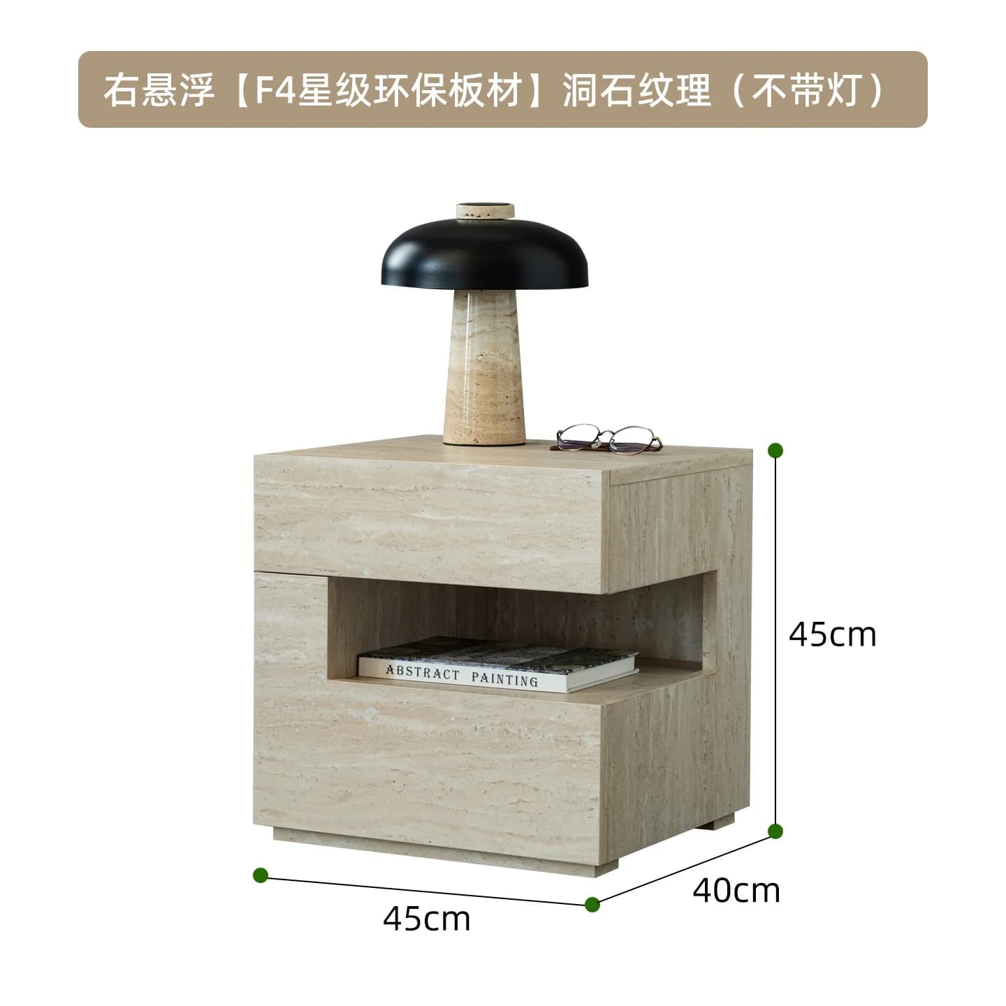 Table de chevet de chambre à coucher avec tiroirs, de qualité supérieure, petite, mignonne, style cr