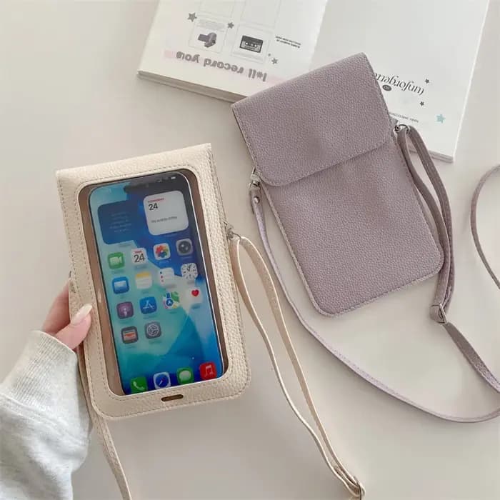 Sac à bandoulière en cuir PU tendance pour femme