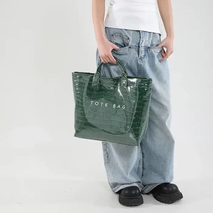 Sac fourre-tout Texture Crocodile