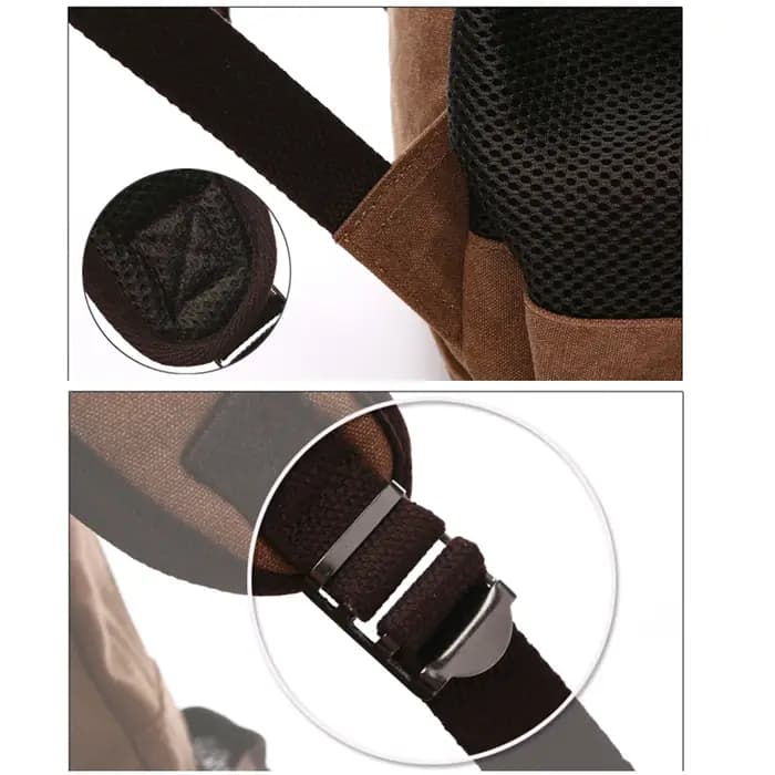 Hommes sac à dos pour ordinateur portable sac à dos toile sac d'école sacs à dos de voyage pour adolescent mâle sac à