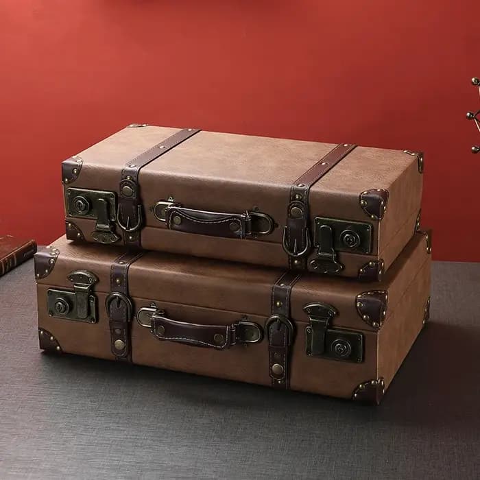 Valise Vintage en Cuir