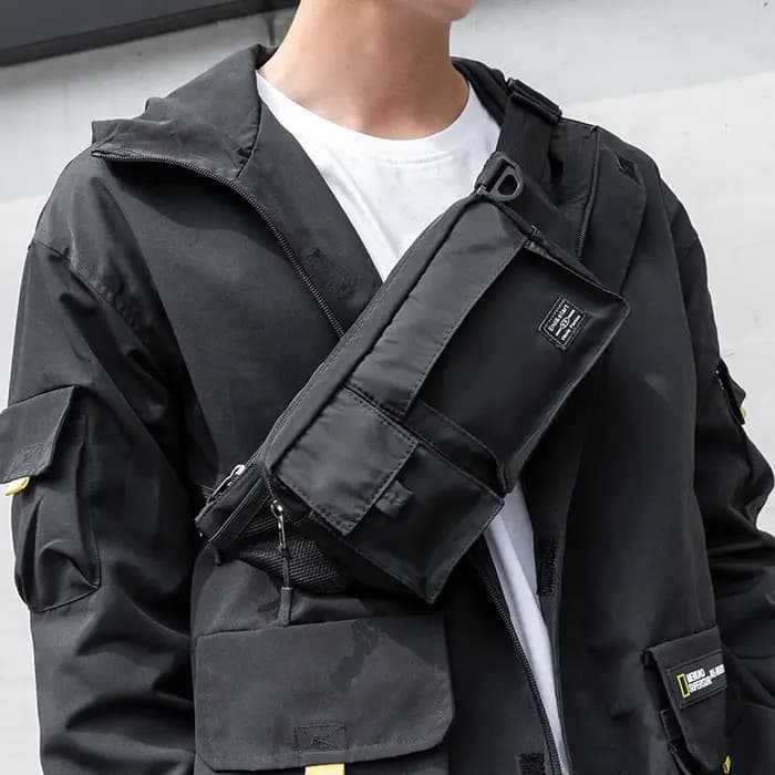 Sac de poitrine pour hommes essentiels petit cartable homme taille épaule sac de créateur mâle moto côté toile ceinture sacs 가sac bolsos