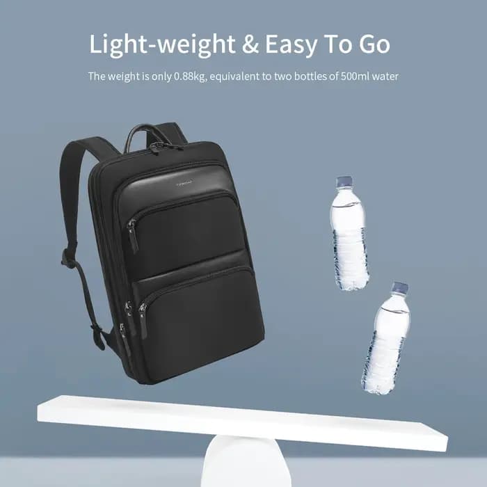 Tigernu sacs à dos extensibles pour hommes 15.6 pouces sac à dos pour ordinateur portable mâle mince
