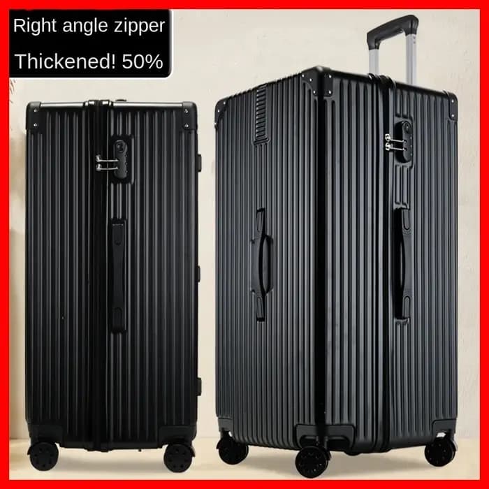 Valise de voyage épaisse pour bagages unisexe Extra Large de 60/100 pouces, avec serrure TSA de gran