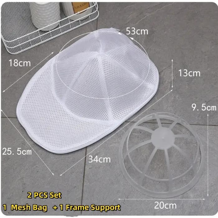 Sac de lavage pour casquettes anti-déformation