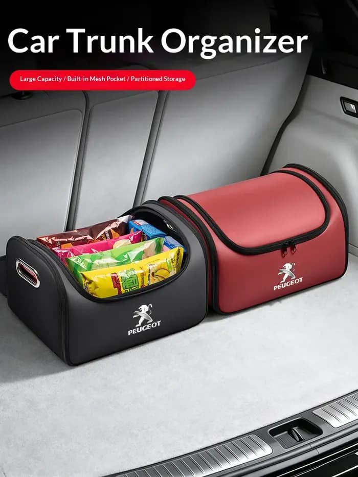 Organisateur de coffre de voiture pour Peugeot 206 207 307 308 406 407 408 508 607 3008 4008