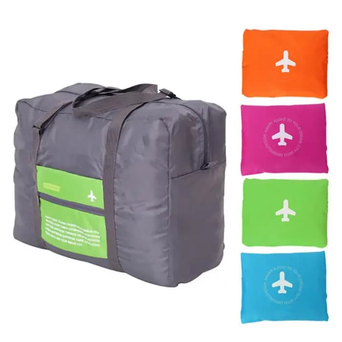 Coréen pliable carré avion le sac fourre-tout sac à main étanche emballage Cubes pour voyage Oxford tissu week-end sac