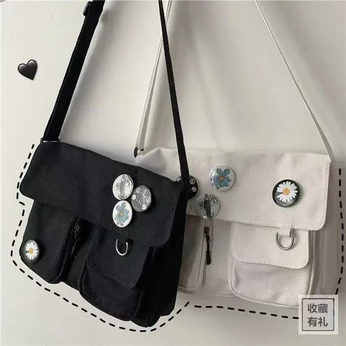 Sac à bandoulière en toile