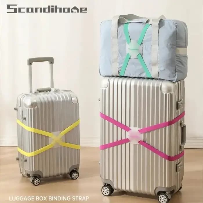 SCANDIHOME sangle de bagage de voyage ceintures de valise réglables bagages croisés
