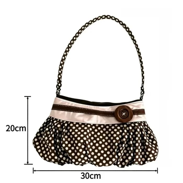 Sacs messagers tendance pour femmes 2026 Nouvelle collection Sac à main vintage à pois