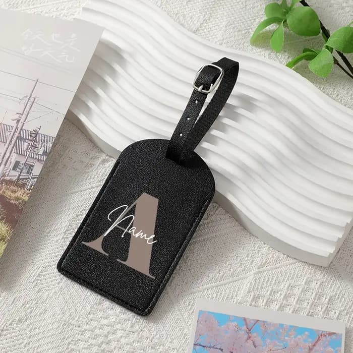 A-Z initiale nom personnalisé étiquette de bagage 26 lettres nom