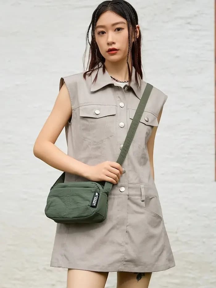 EPOL mode voyage sacs à bandoulière 2025 femme homme unisexe petit sac carré en Nylon imperméable Ouitdoor Sport