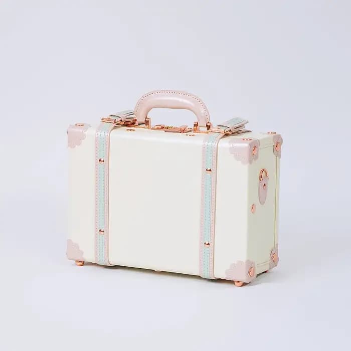 13/16/18 pouces Vintage trousse à cosmétiques Mini bagage à main valise PU léger prêt sac à main mot