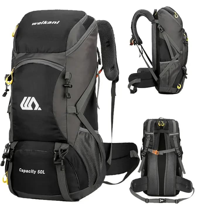 50L voyage sac à dos Camping hommes grand sac de randonnée touristique sac à dos étanche Sports de plein air escalade alpinisme sac bagages