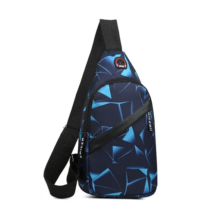 Sac de poitrine, sac à bandoulière imperméable décontracté pour hommes