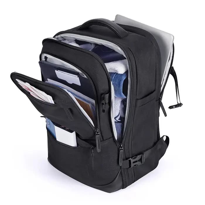 4 pièces 40L cabine de voyage sac à dos BAGSMART 17.3 ''sac à dos pour ordinateur portable compagnie