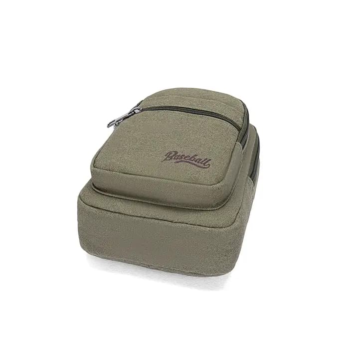 Sac de poitrine en toile pour hommes