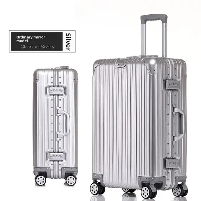 KLQDZMS valise de haute qualité tout en aluminium et alliage de magnésium boîte d'embarquement boîtier de chariot d'affa