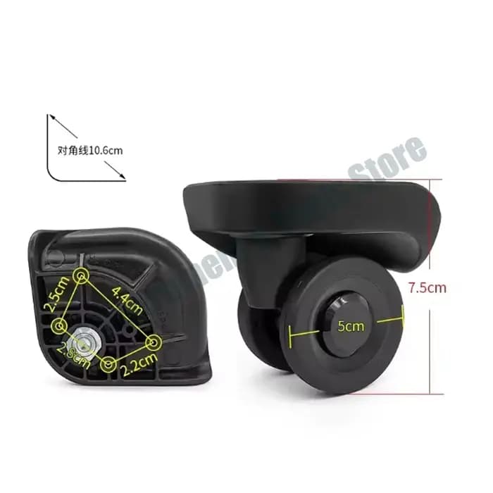 Nouvelles roues de valise HL C-F1375 pour LOJEL CUBO 1375, roulettes pour chariot Crown