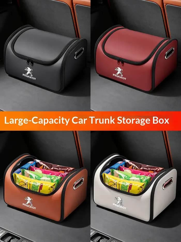 Organisateur de coffre de voiture pour Peugeot 206 207 307 308 406 407 408 508 607 3008 4008
