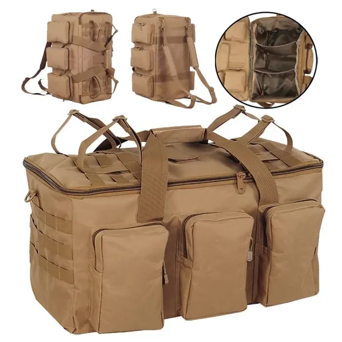 55L bagages sac polochon Camping sac à dos tactique grands sacs hommes randonnée voyage alpinisme