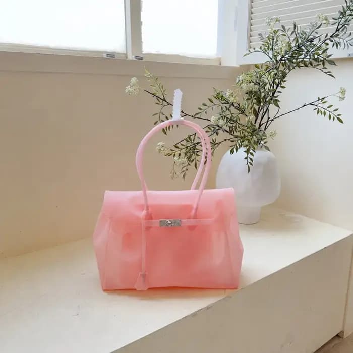Sac fourre-tout transparent polyvalent pour femme