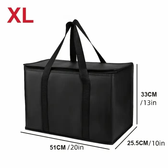 Sac isotherme de grande capacité - Garde les aliments chauds et froids pendant des heures - Sac de courses