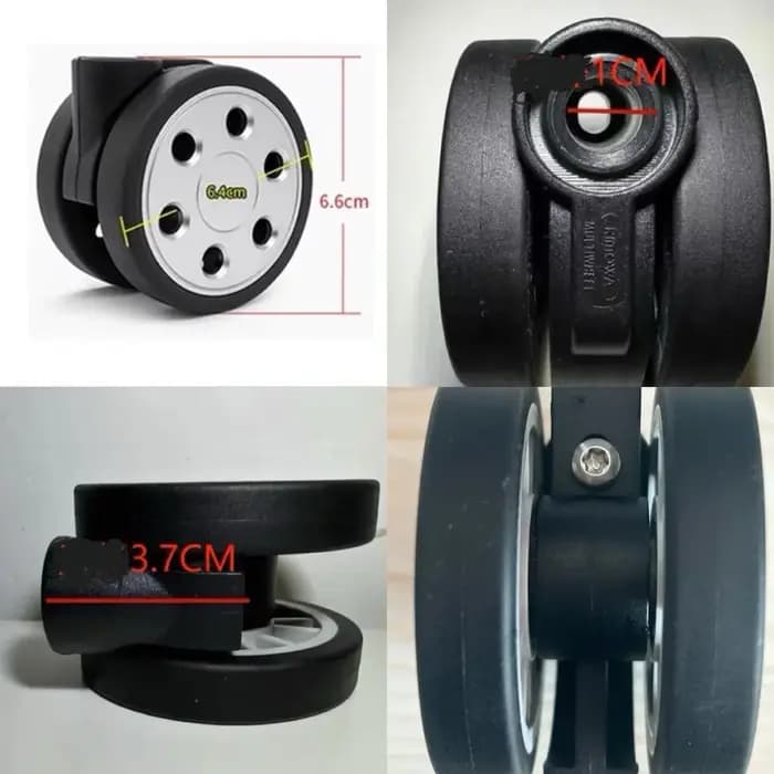 Roues universelles pour valise de voyage Rimowa