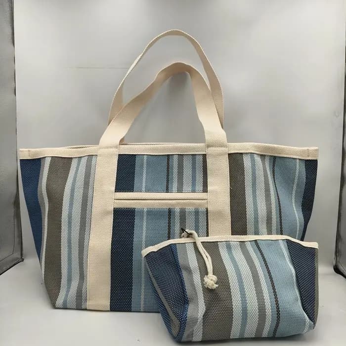 Sac fourre-tout rayé d'été