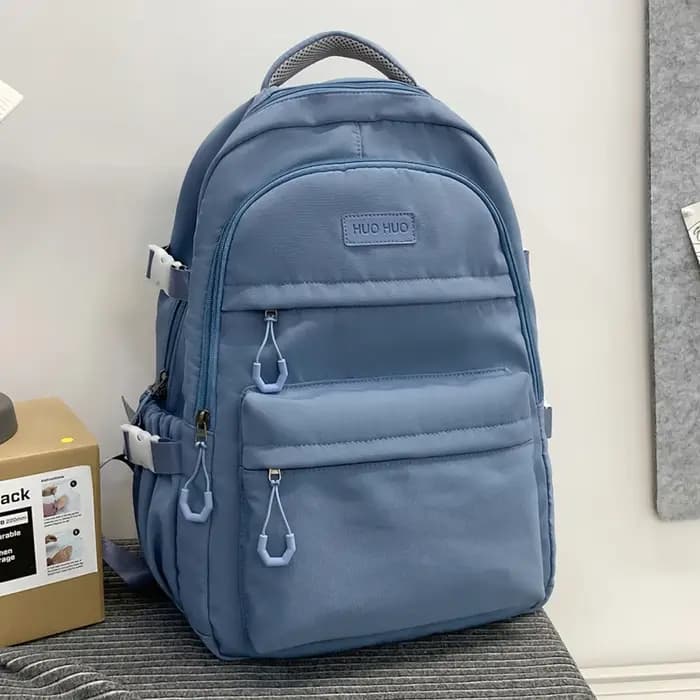 Sac à dos de voyage pour couple preppy multicouche de grande capacité