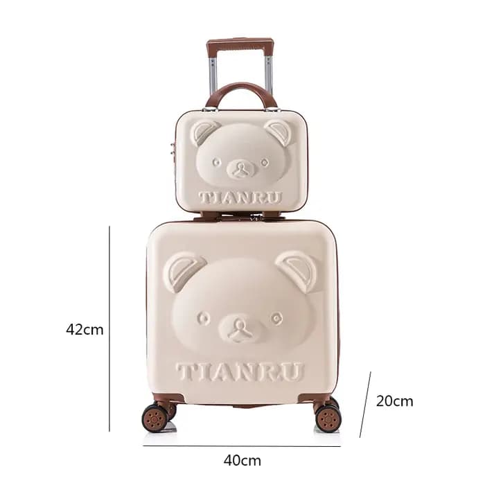 Valise de voyage avec sac à main de 20 pouces