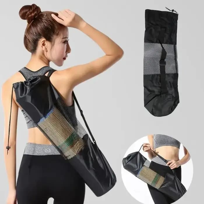 Sac de tapis de yoga, sac de sport portable et respirant avec bretelles réglables
