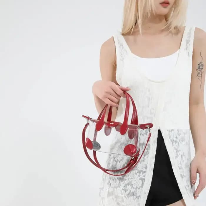 Sac à gelée d'été pour femmes, sac à bandoulière Transparent en PVC de haute qualité, sac à main Transparent étanche, sac Hobo à la mode pour dames, 2025