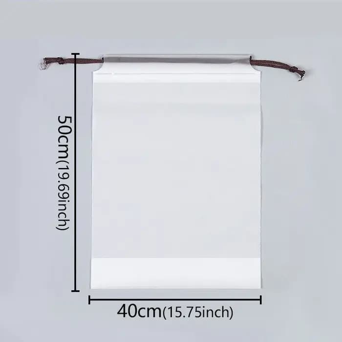 Sac de rangement écologique portable avec cordon de serrage pour chaussures