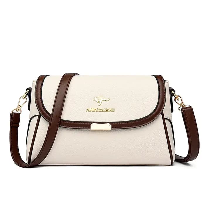 Sac à Bandoulière en Cuir Solide de Bonne Qualité pour Femme