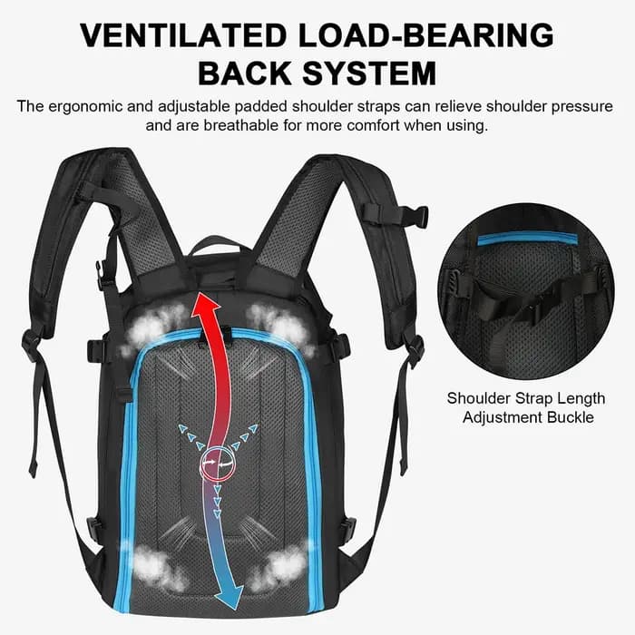 Sac à dos de voyage pour bottes de Ski