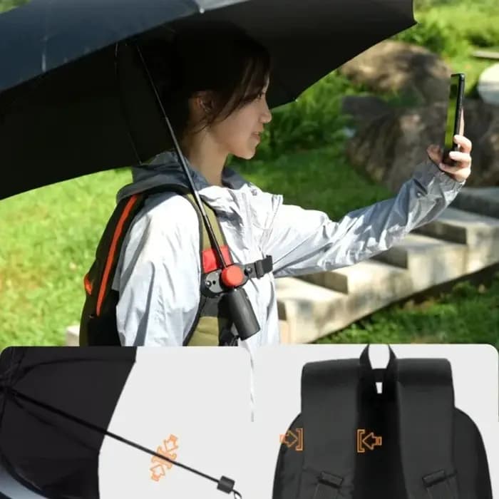 Clip de sac à dos pour porte-parapluie
