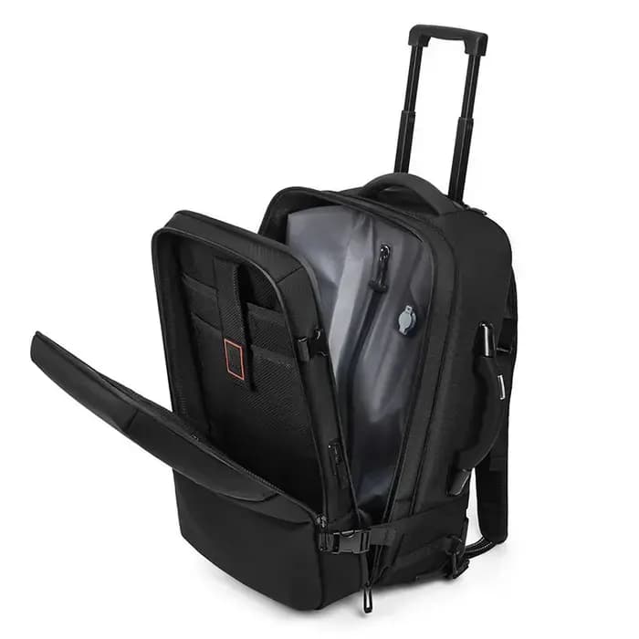 Sacs à dos d'affaires de compression sous vide de chariot de voyage