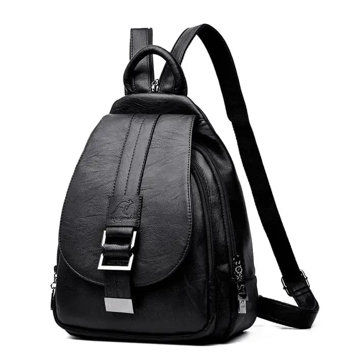 Mode en cuir souple femmes sac à dos de haute qualité Durable femme voyage sac à dos fermeture éclair bandoulière
