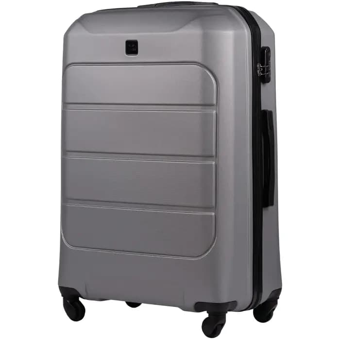 Valise de voyage grande taille Wings Gannet 28 " Titan Grey, rigide, sur roulettes, serrure à combin