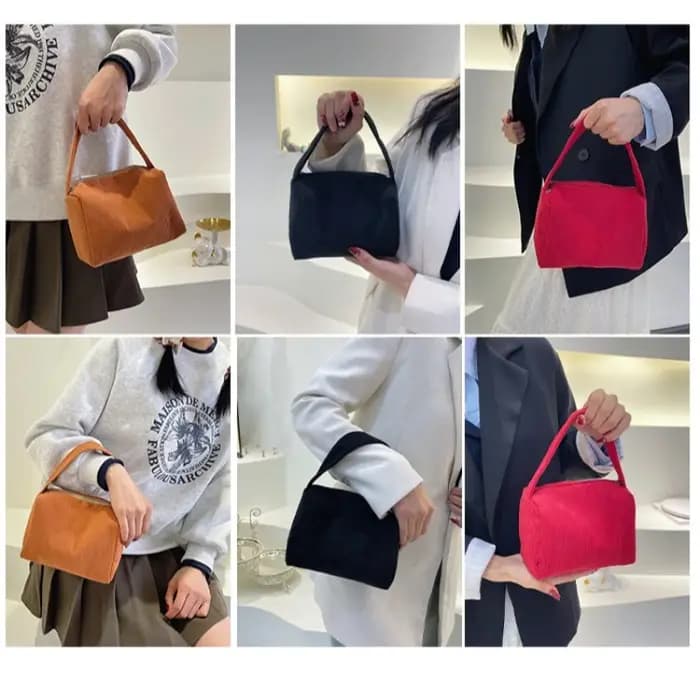 Sac carré compact à porter à la main