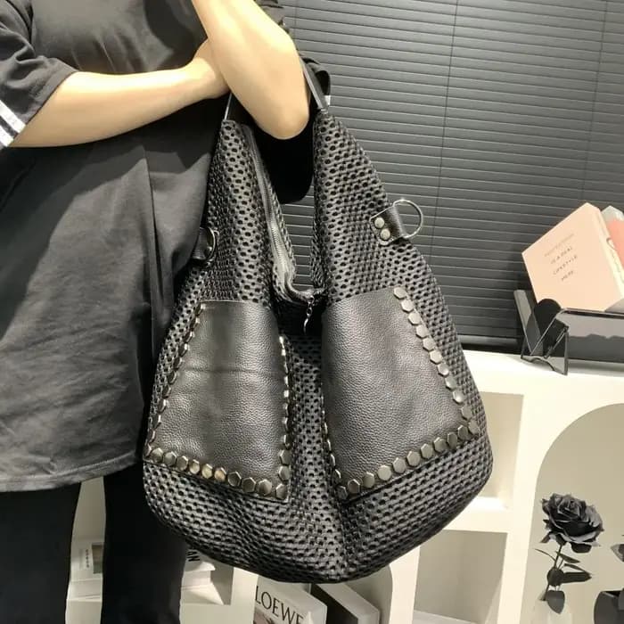 Sac à main rétro en maille