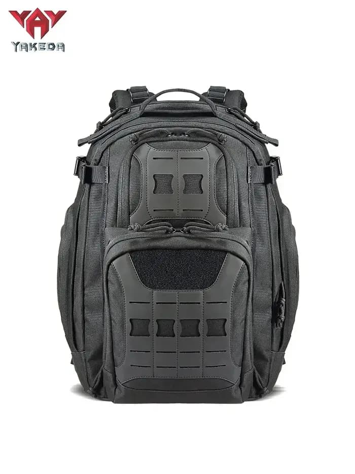 YAKEDA-Sac à dos Molle Dulbackpack d'assaut étanche pour homme, sac à dos de voyage en plein air, ca