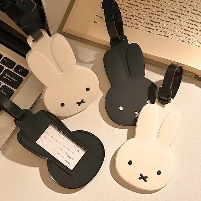 Nouvelle Étiquette de Bagage Mignonne Miffy Lapin Anime pour Valise