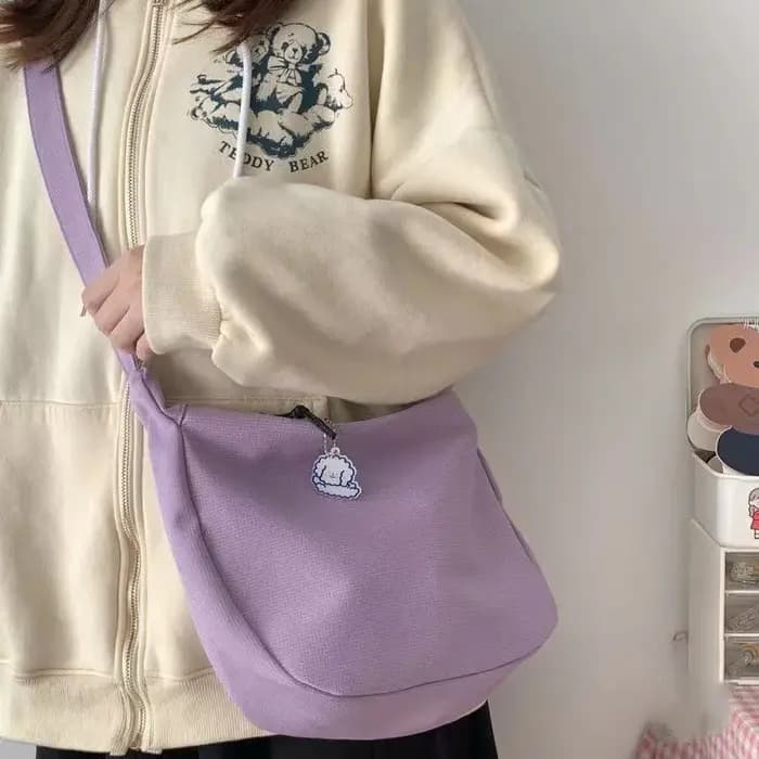 Nouveau femmes sac à bandoulière mode polyvalent Simple sac à bandoulière femme gaufre boulette sac