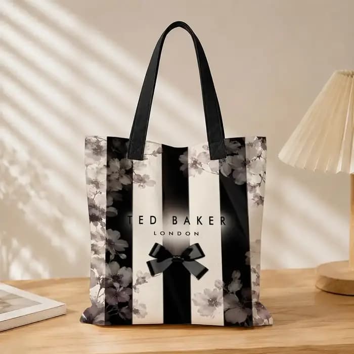 Sacs de rangement de la marque de mode T-Ted B-Baker, sac en toile, adapté au travail, à l'école et
