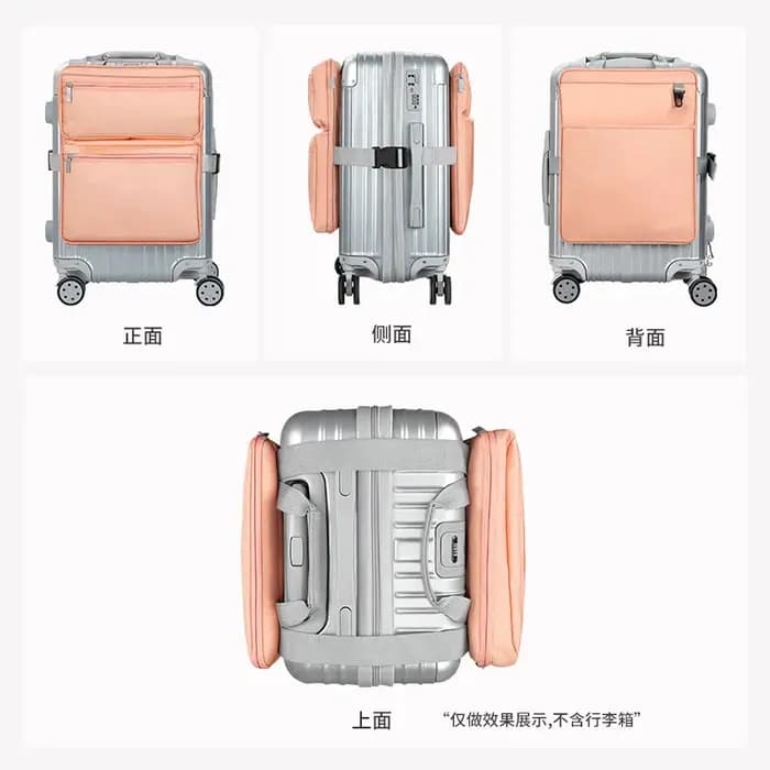 Solution de rangement efficace pour valises cabine et bagages à roulettes 20/24 pouces – Sac de voyage externe général supplémentaire